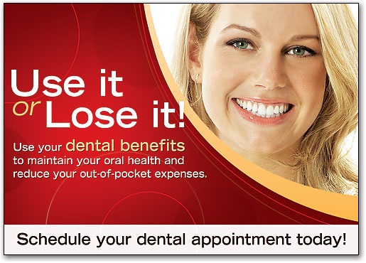 End of Year Dental Insurance Postcard
